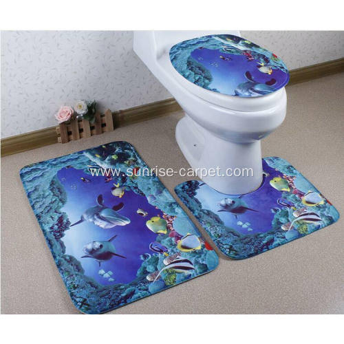 Heat Transfer Print Carpet for Bath Mat